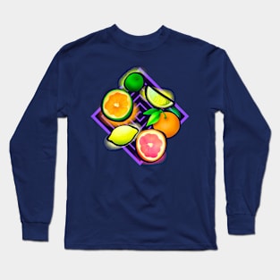 Lemonade geo violet Long Sleeve T-Shirt